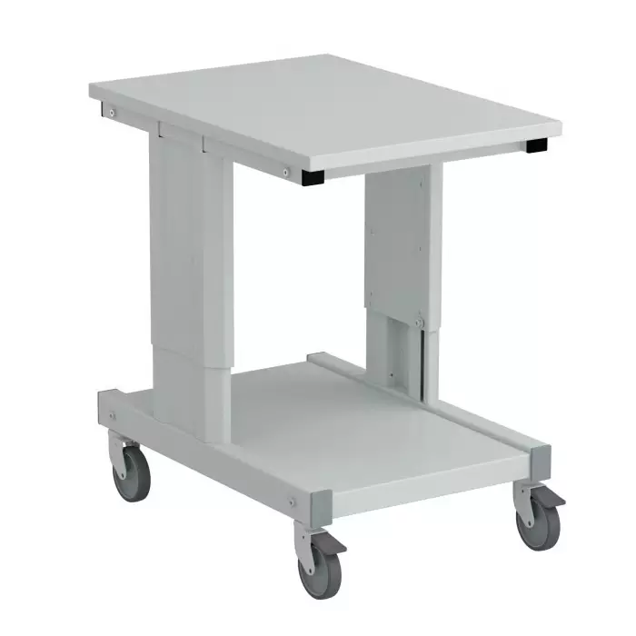 Treston 2 Shelf Steel Trolley Trolley 500x700 mm 150kg Load, CONT705-49