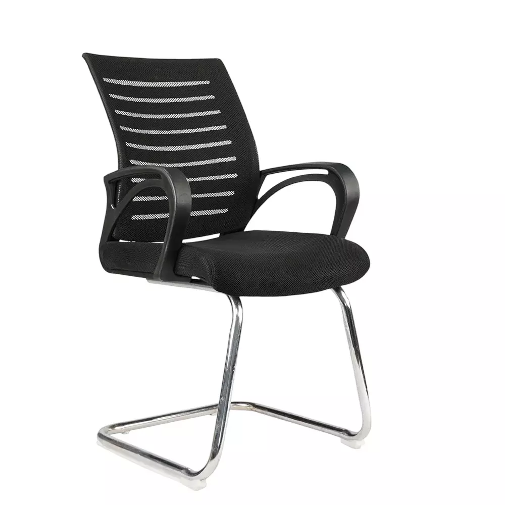 SAHANI Medium Back Visitor Chair Mesh Fabric Arm Rest, SSF-07
