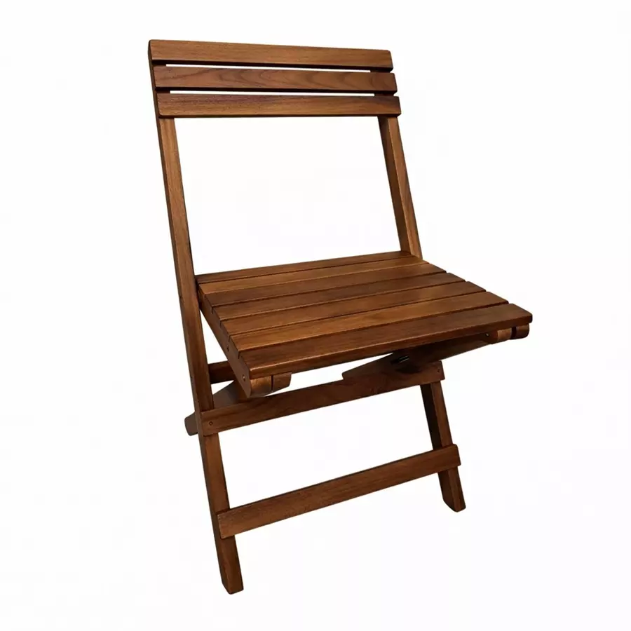 Sacai Homes Wooden Folding Chair Brown Mango Wood 16x31 inch Size 5 Kg, SABRC01
