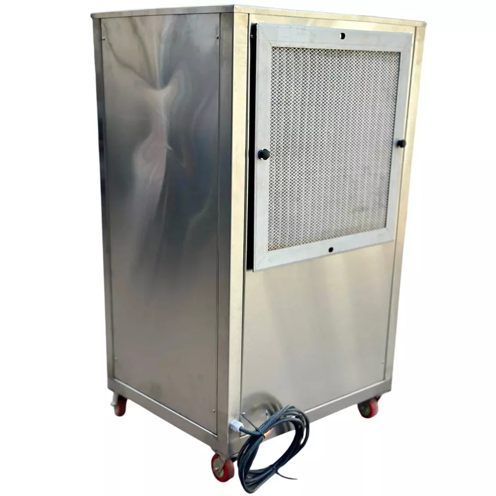 Swastik Portable De-Humidifier R-407, 24 to 32° C, without Hotgas, @30° C & 80% RH, 250 L/Day Moisture Extraction Capacity, Galvanized Iron