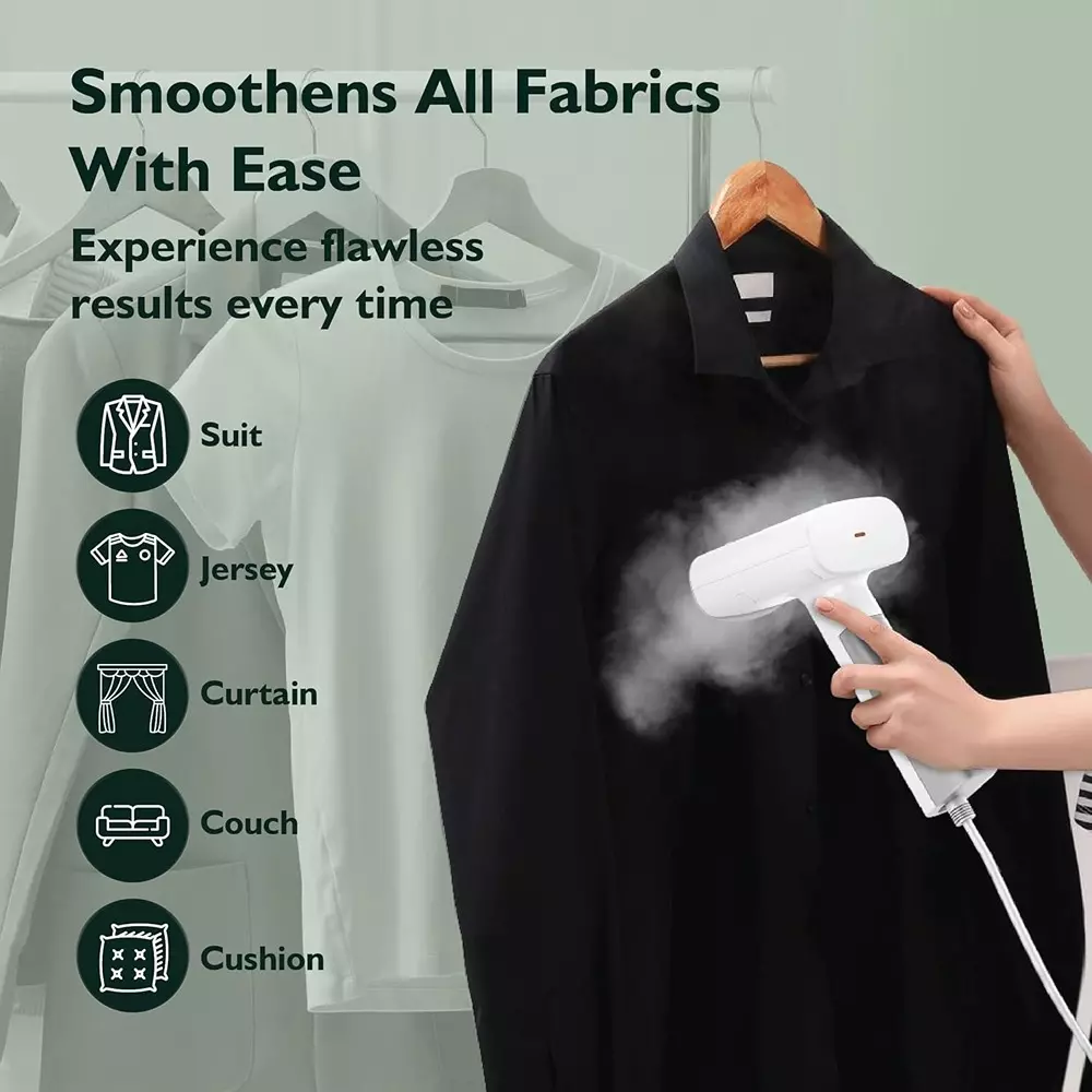 Havells Vela 110 W Handheld Garment Steamer White 100 ml Tank Capacity, GHGGSDDW110