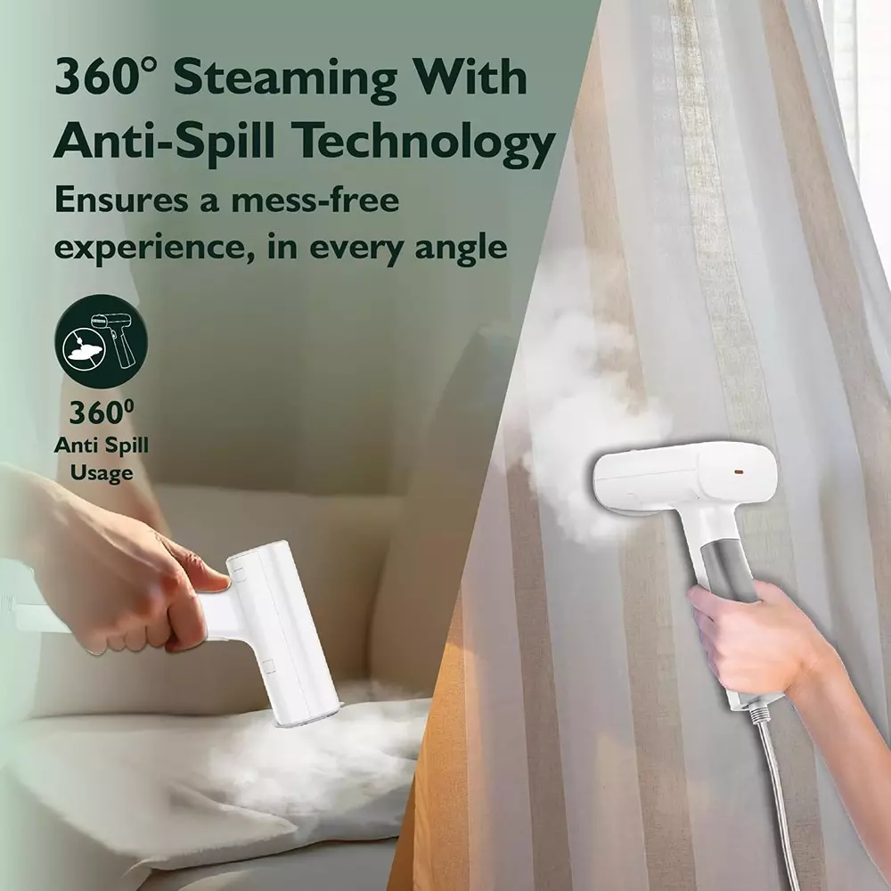 Havells Vela 110 W Handheld Garment Steamer White 100 ml Tank Capacity, GHGGSDDW110