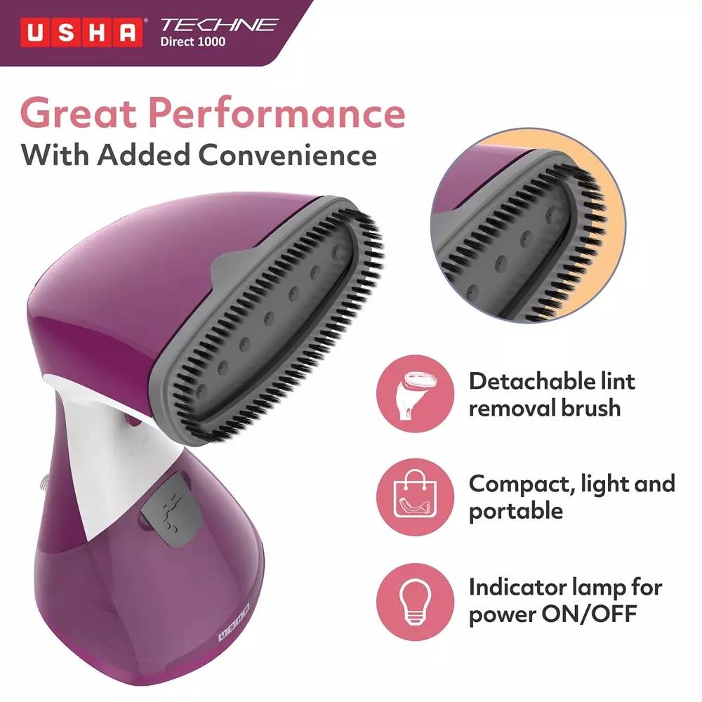 usha-techne-direct-920-w-garment-steamer-handheld-portable-200-ml-tank-purple-white-techne1000