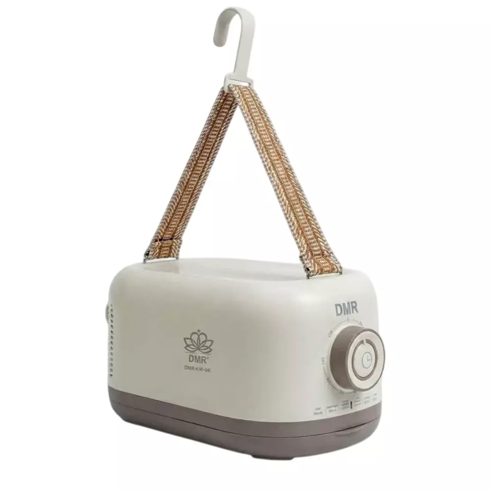DMR Foldable Electric Cloth Dryer White Color Plastic Body for Drying 6-7 Clothes, DMR-KW-06