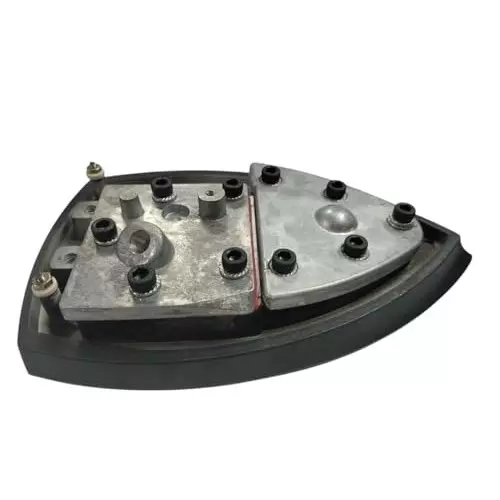 ISTRI Steam Iron Base Plate Black 20x14 cm 1000 W for Commercial & Industrial Use