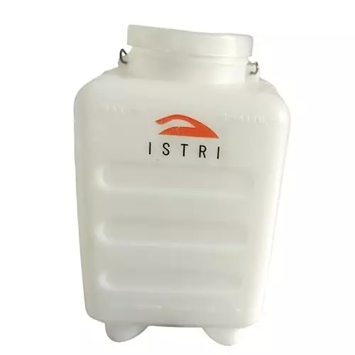 ISTRI 4L Movable Water Tank Bottle with Hanger White 30x25 cm Plastic for Steam Iron, Commercial & Industrial Use