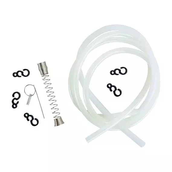 ISTRI Silicone Hose Water Pipe Kit Silver 145x1 cm for Steam Iron, Commercial & Industrial Use