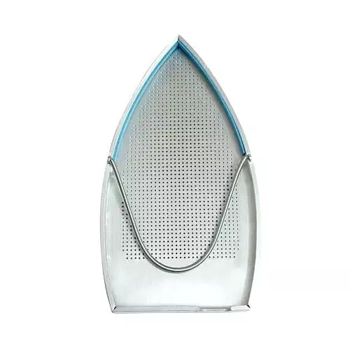 ISTRI Steam Press Iron Teflon Shoe Cover Protector Silver 14x8 cm Aluminium 230 V for Commercial & Industrial Use