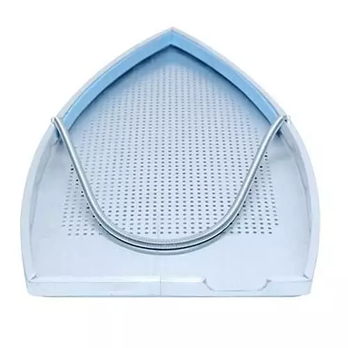 ISTRI Steam Press Iron Teflon Shoe Cover Protector Silver 14x8 cm Aluminium 230 V for Commercial & Industrial Use
