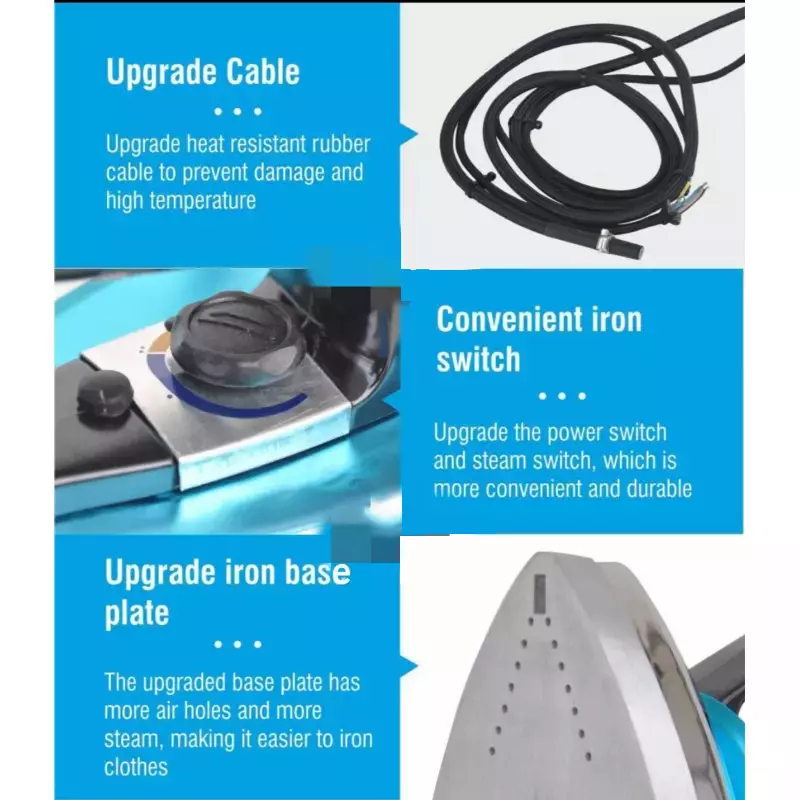 Silti PB-SI-5LTR Silti Portable Boiler with Industrial Steam Iron with 5L for Factory