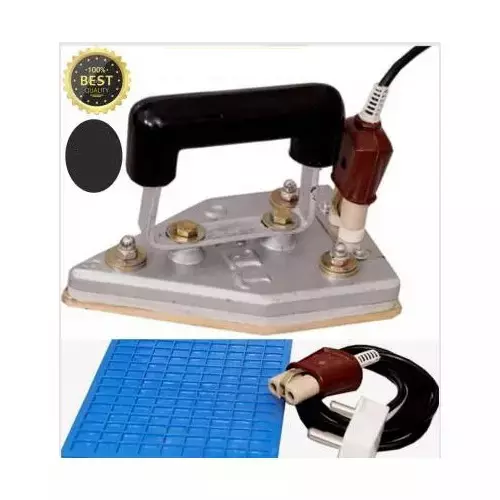 Tajco 600 W Silver & Dark Golden 4.5 Kg Brass Dry Iron