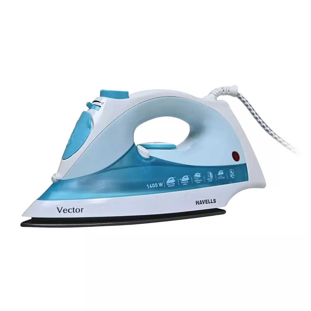 Havells VECTOR 1400 W Steam Iron Blue, GHGSICQB140