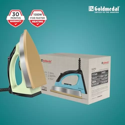 Goldmedal Titan Dry Iron 1000 W Mint Green, DIP1000WS004-MGN