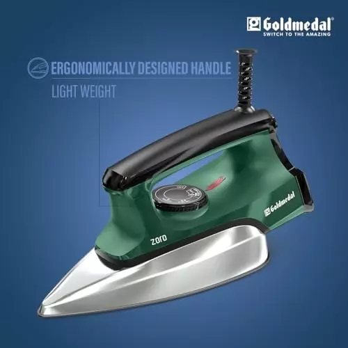 Goldmedal Zoro Dry Iron 1000 W Green, DIM1100WP006-GRN