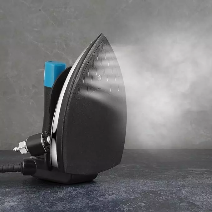 ISTRI Dyna Pro Steam Iron with Water Tank & Rest Pad Gravity Bottle Feed 4 L Blue 1250 W ‎Stainless Steel 230 V for Commercial & Industrial Use