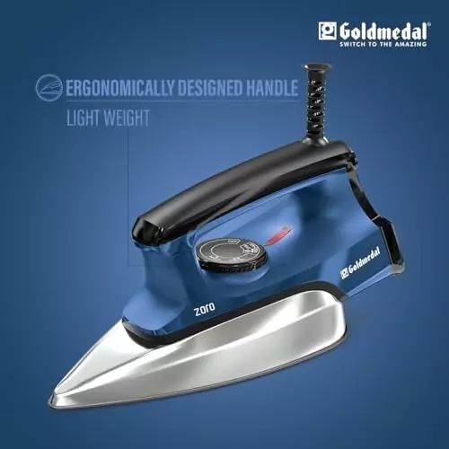 Goldmedal Zoro Dry Iron 1000 W Blue, DIM1100WP006-BLU