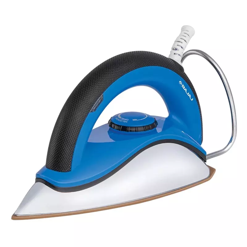 Bajaj Alluro Dry Iron 1100 W Cool Touch Handle Plastic Blue, Black, White