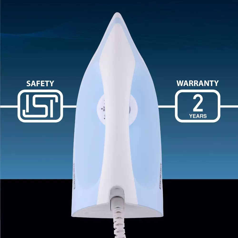 usha-1000-w-dry-iron-non-stick-teflon-coated-adjustable-5-fabric-settings-blue-white-ei3802bluewht