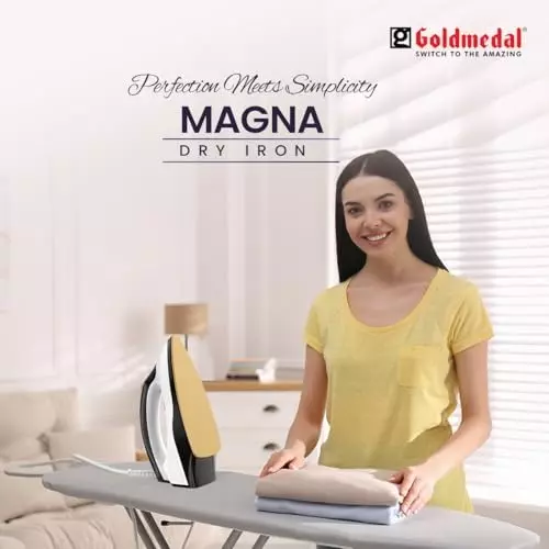 Goldmedal Magna Dry Iron 1100 W Black, DIP1000WS002-NBK
