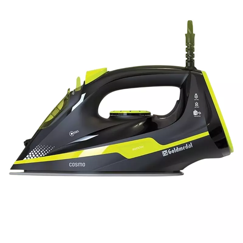 Goldmedal Cosmo Steam Iron 2200 W Green & Black, SIP2200WP003-GNB