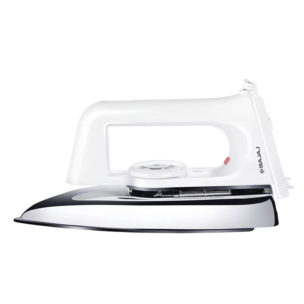 Bajaj Popular Plus Dry Iron 750 W Cool Touch Handle Plastic White