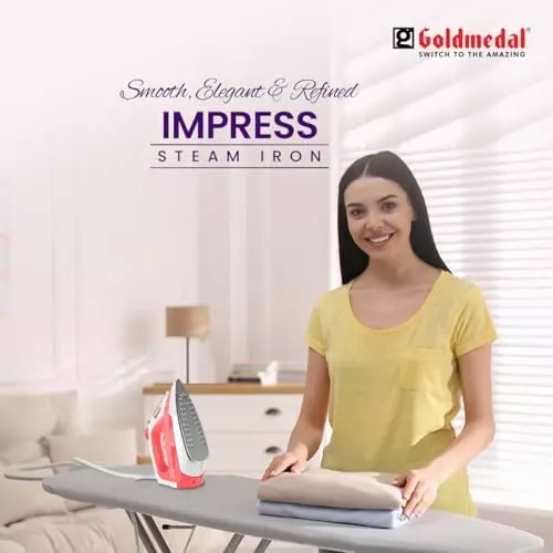 Goldmedal Impress Steam Iron 1600 W Orange, SIP1600WP002-ORA