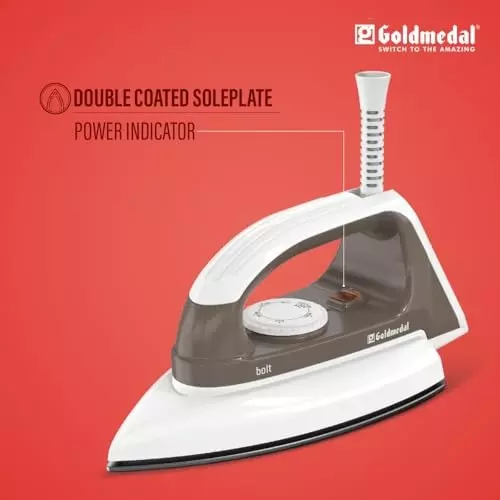 Goldmedal Bolt Dry Iron 1000 W Grey
