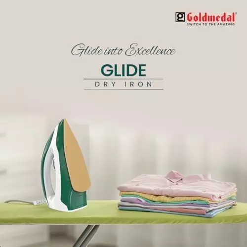 Goldmedal Glide Dry Iron 1100 W Peacock Green, DIP1100WS001-PGN