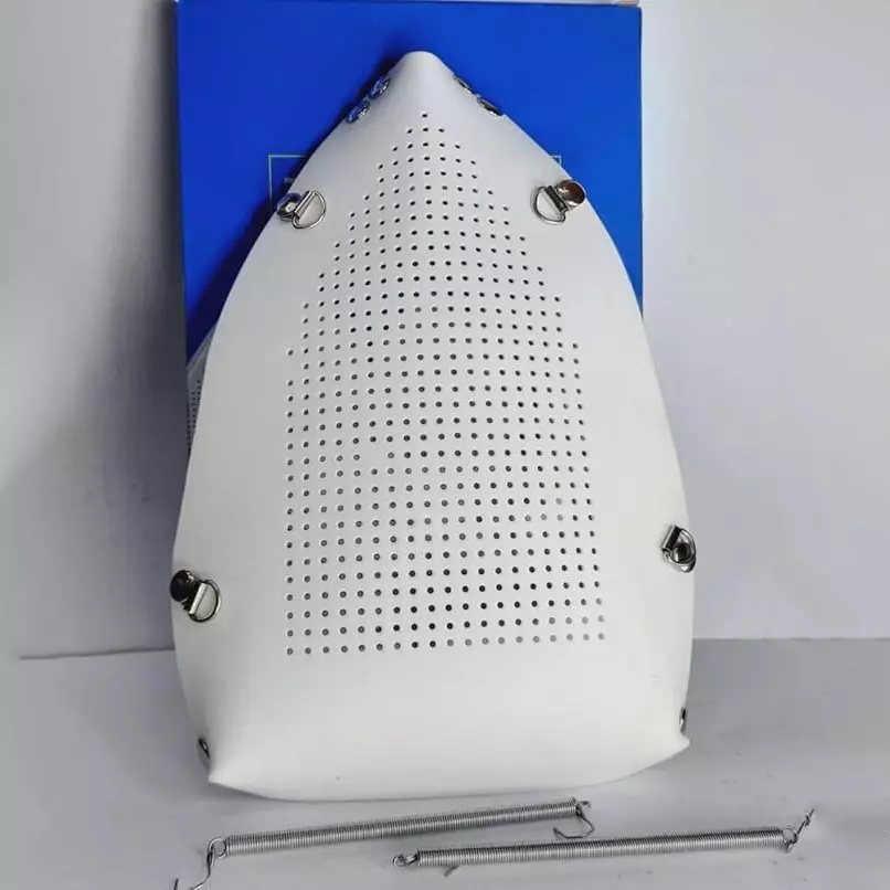 ISTRI Steam Press Iron Teflon Shoe Cover Protector Silver 10x6 cm 120 W PTFE 220 V for Commercial & Industrial Use
