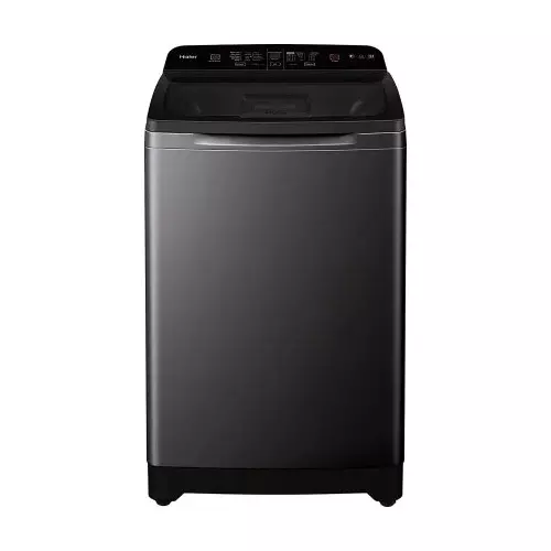 Haier 8 Kg Top Load Fully Automatic Washing Machine 5 Star Black, HWM80-678ES8