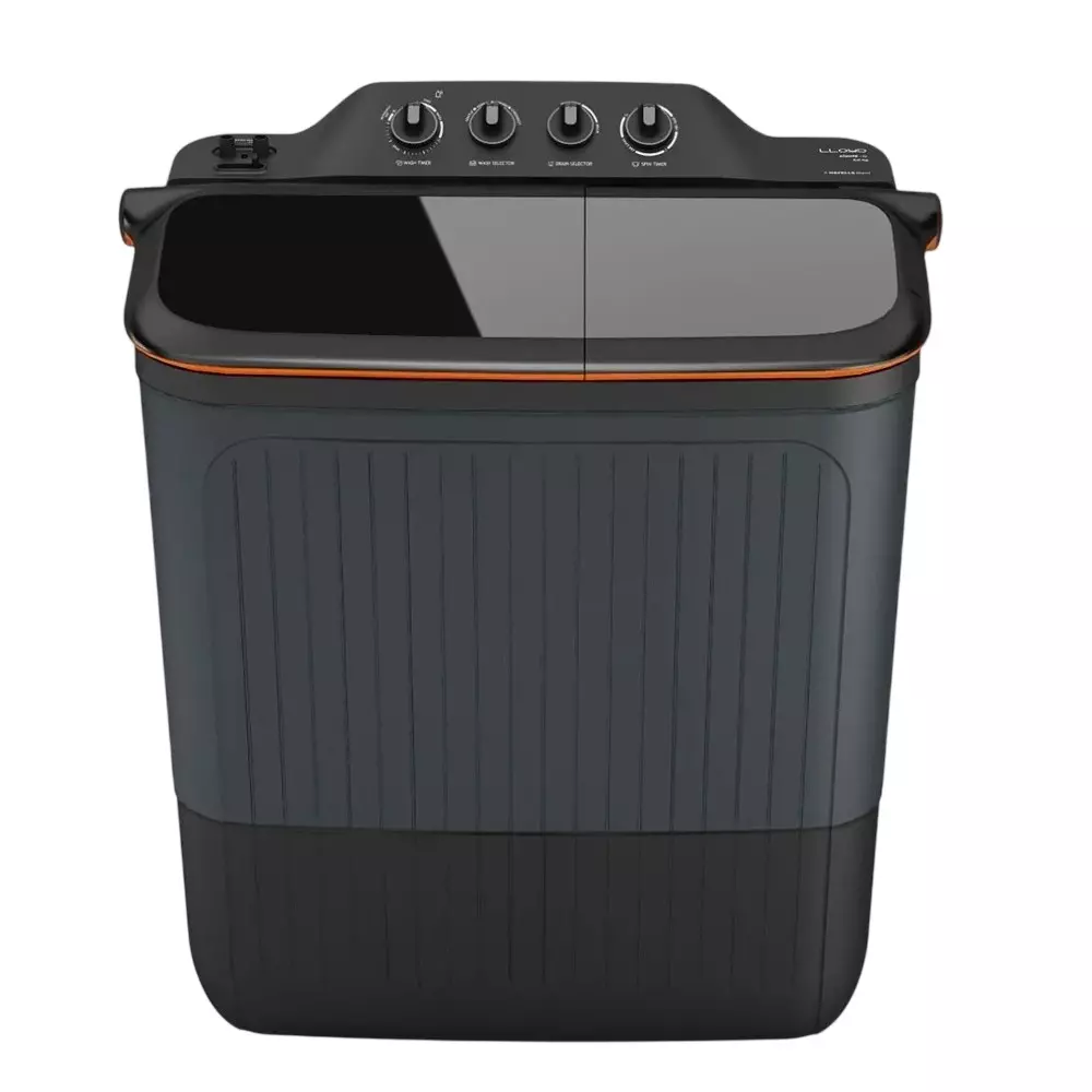 LLOYD Semi Automatic Washing Machine 8 Kg Washing Capacity Top Load 5 Star Rating, GLWS805EXAVG
