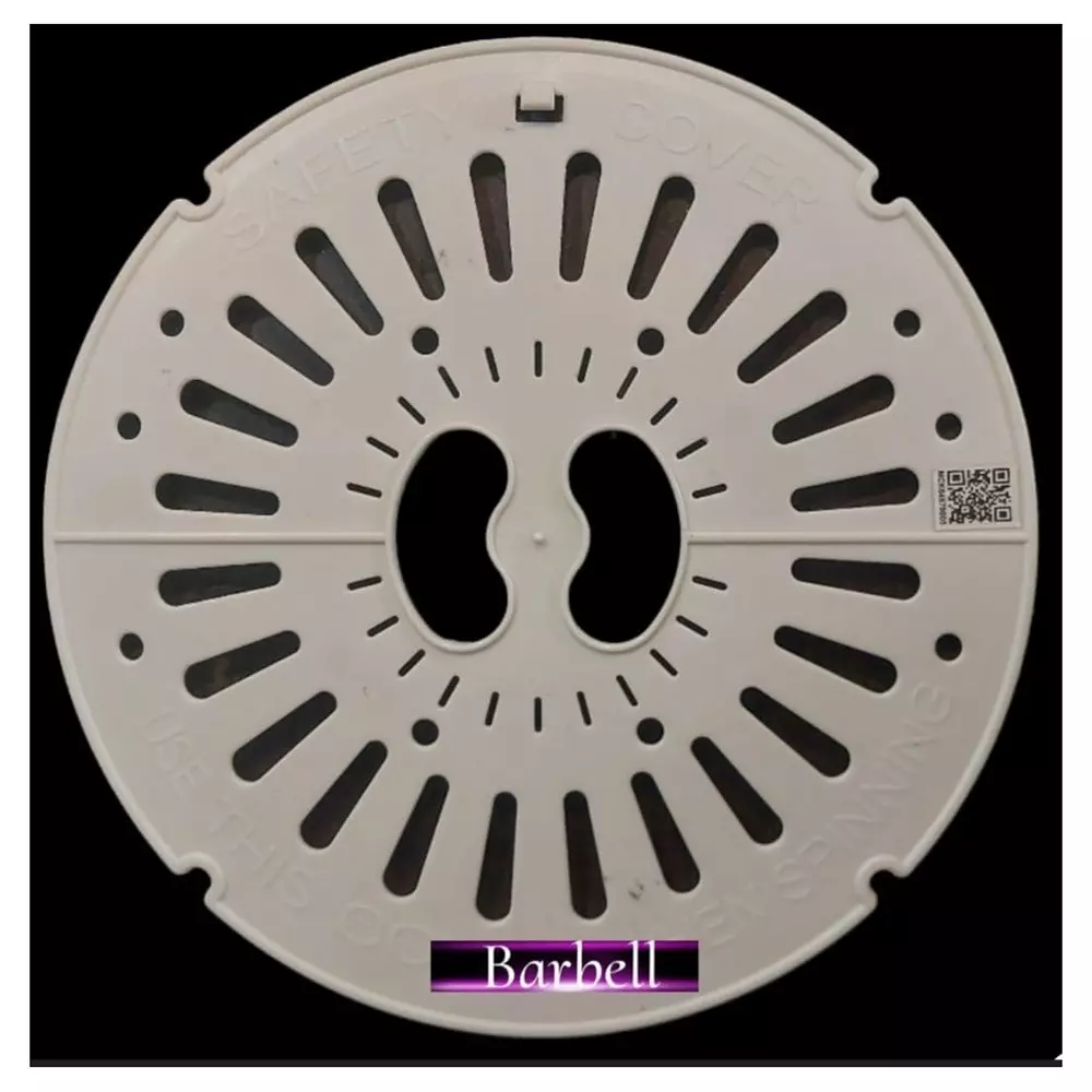 BARBELL Universal Dryer Spin Cap / Safety Cover Lid for LG 6.5–7 Kg Semi Automatic Washing Machine 241.3 mm (9.5 Inch) (Pack of 2)