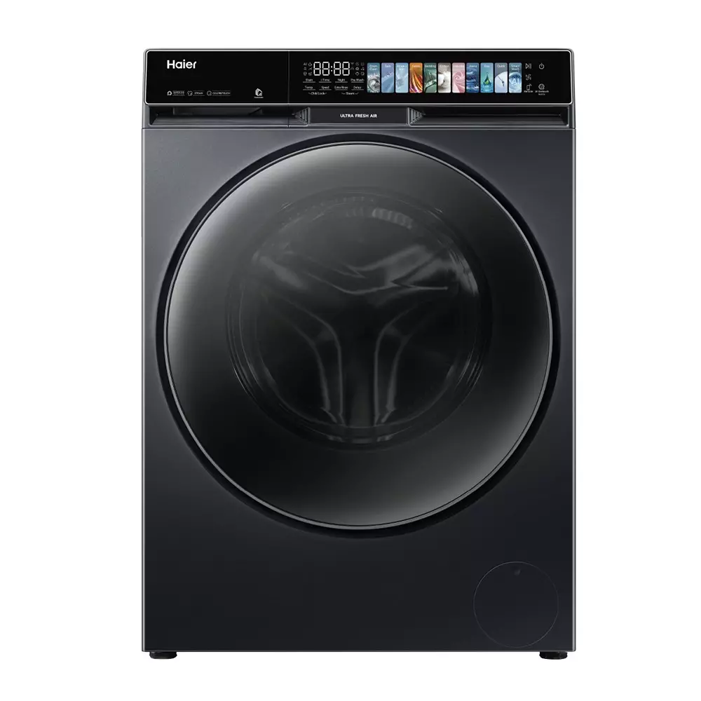 Haier F11 Series 12 Kg Front Load Fully Automatic Washing Machine Black, HW120-DM14F11BKU1