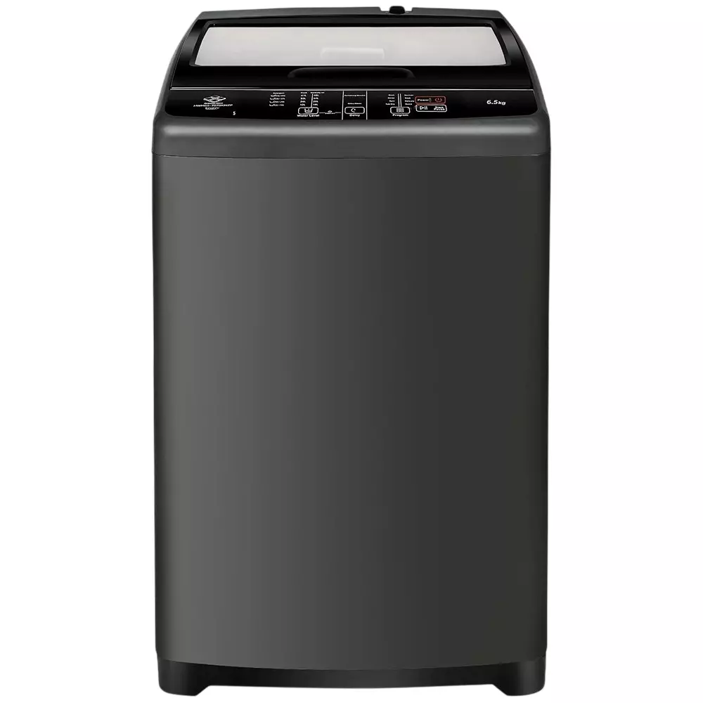 Haier Fully-Automatic Washing Machine 6.5 Kg Capacity Top Load Titanium Grey Color, HWM65-707BKNZP