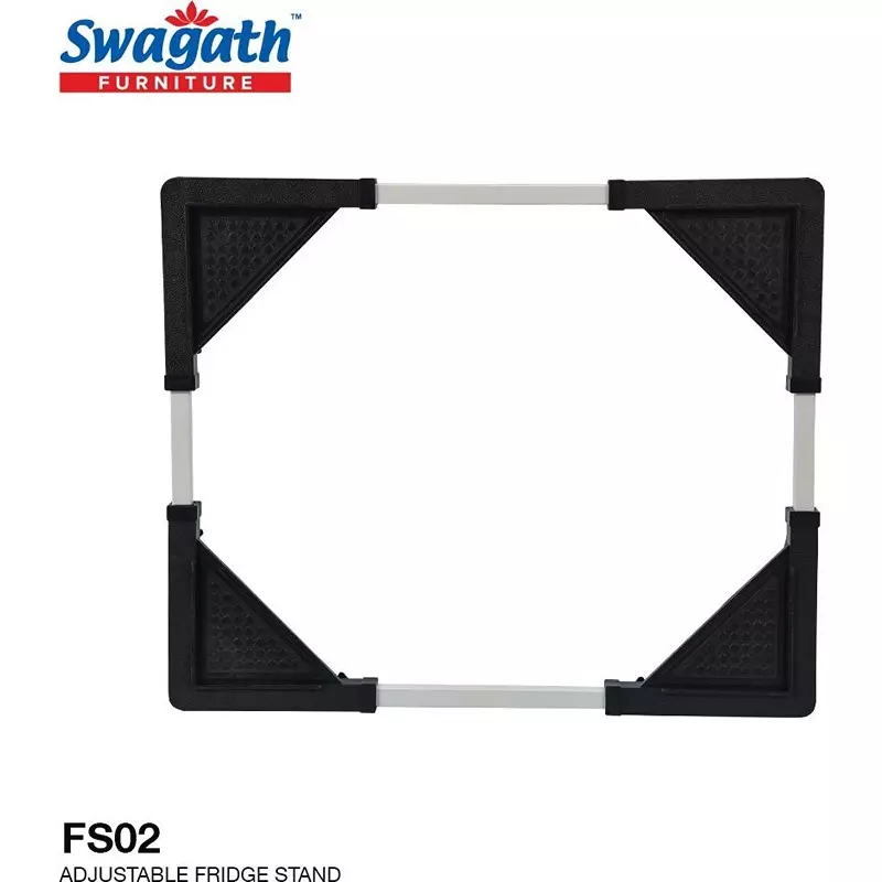 swagath-refrigerator-stand-black-color-for-double-door-and-single-door-washing-machine-fs-02