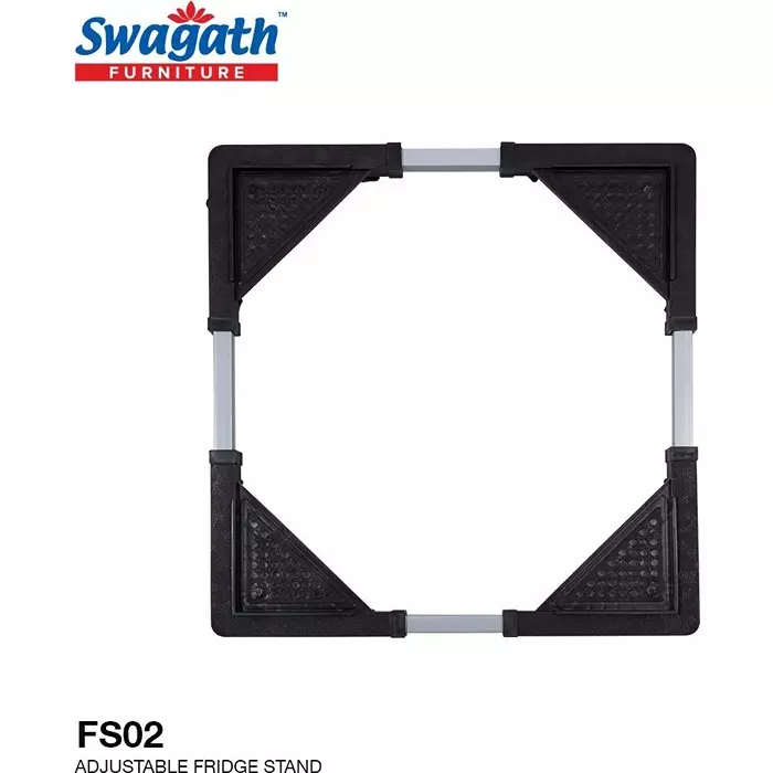 swagath-refrigerator-stand-black-color-for-double-door-and-single-door-washing-machine-fs-02