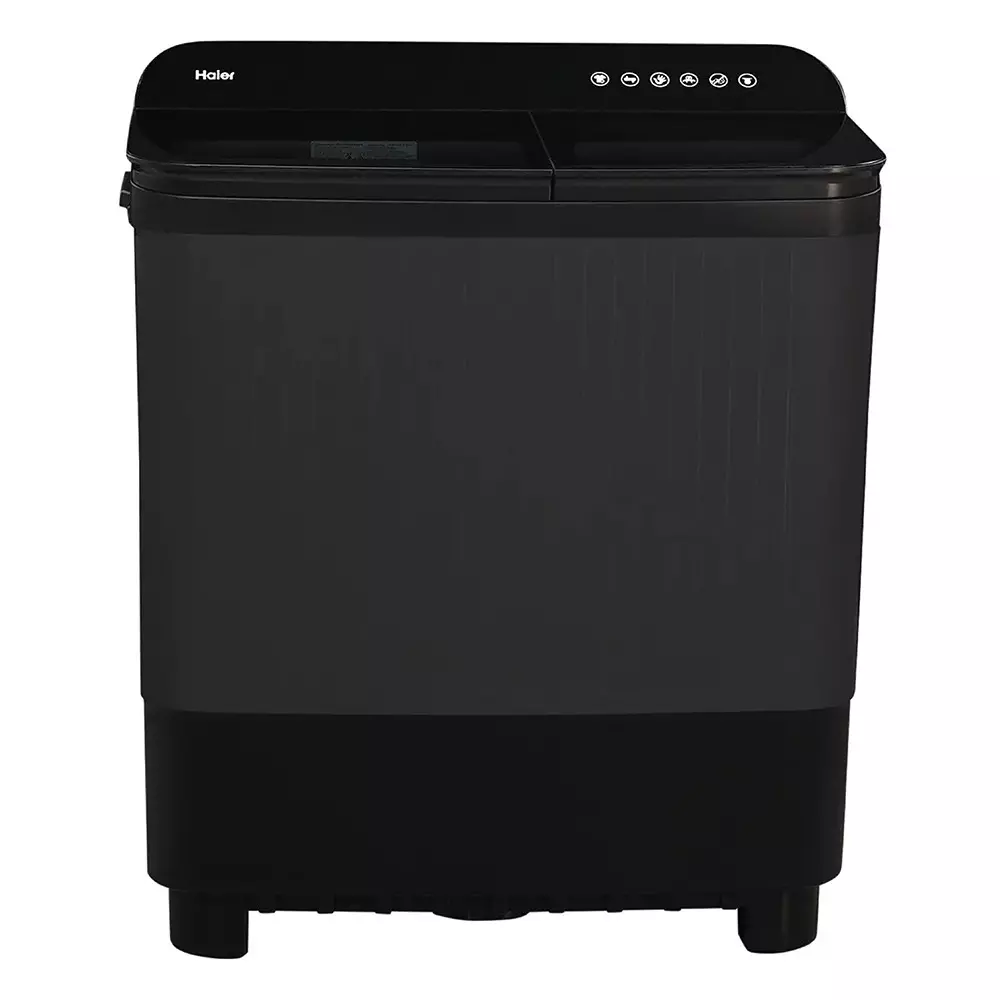 Haier 10 Kg Top Load Semi Automatic Washing Machine 5 Star Black, HTW100-178BKN
