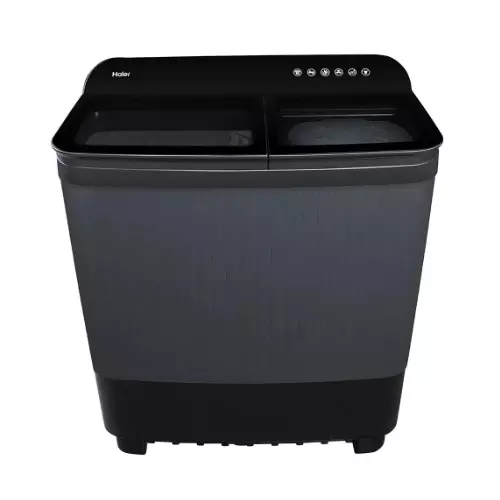 Haier 8.5 Kg Top Load Semi Automatic Washing Machine 5 Star Black, HTW85-178PBK