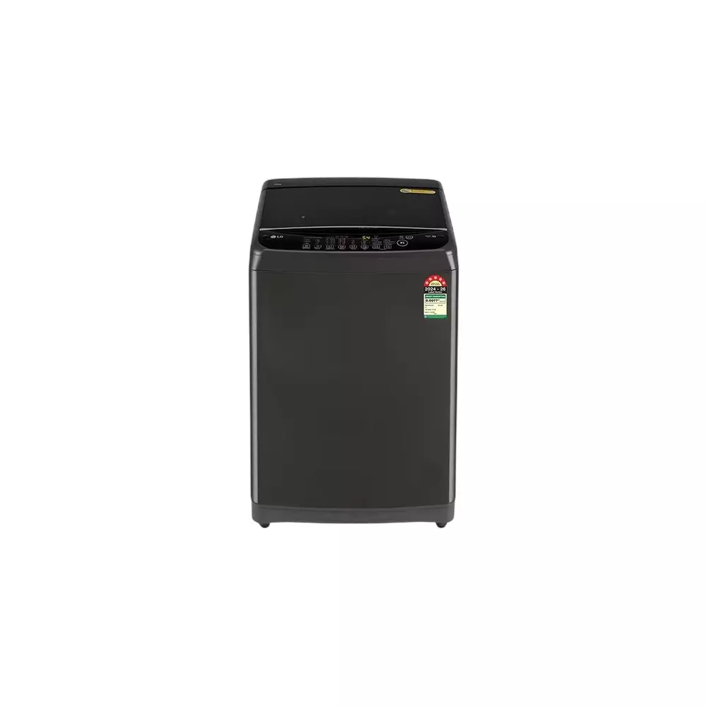 LG Fully Automatic Washing Machine 12 Kg Washing Capacity Top Load 5 Star Rating Middle Black Color, T12SJMB1Z