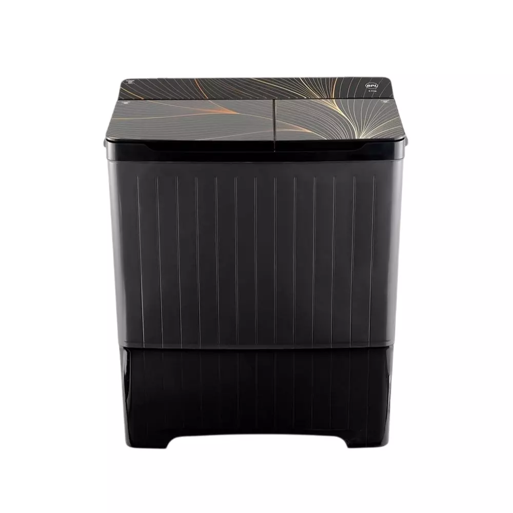 BPL Semi-Automatic Washing Machine 8.5 Kg Capacity Top Load Helix Wave Pulsator  Gray & Black Color, BWS-N85EFWKD