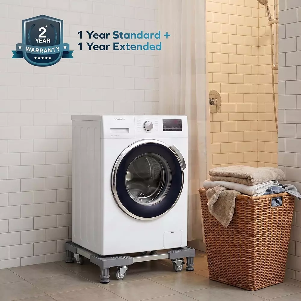 corvids-adjustable-washing-machine-stand-with-wheels-150-kg-load-capacity-anti-vibration-legs-grey-color-cwst-sq2504-gr