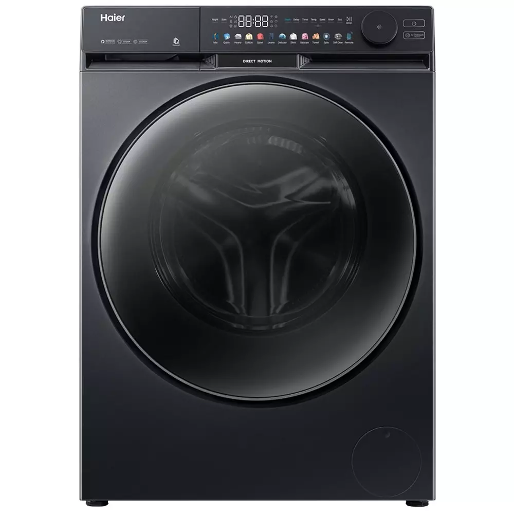 Haier F9 Series 12 Kg Front Load Fully Automatic Washing Machine Black, HW120-DM14F9BKU1