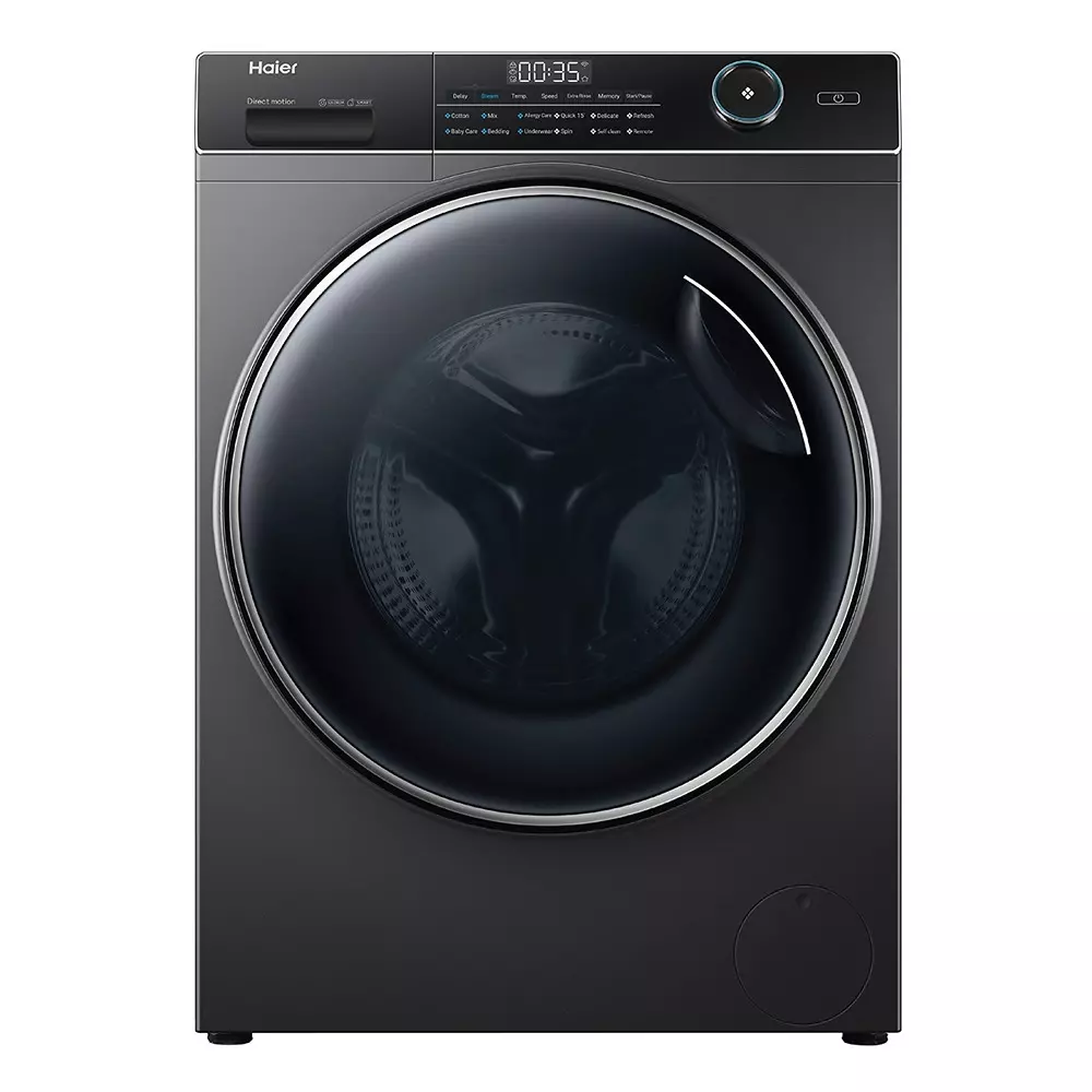 Haier 959 Series 8 Kg Front Load Fully Automatic Washing Machine Dark Jade Silver, HW80-DM14959CS8U1