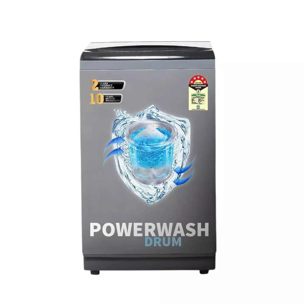 Sharp Fully Automatic Washing Machine 11 Kg Washing Capacity Top Load 5 Star Rating Grey Color, ES-T110N-GY