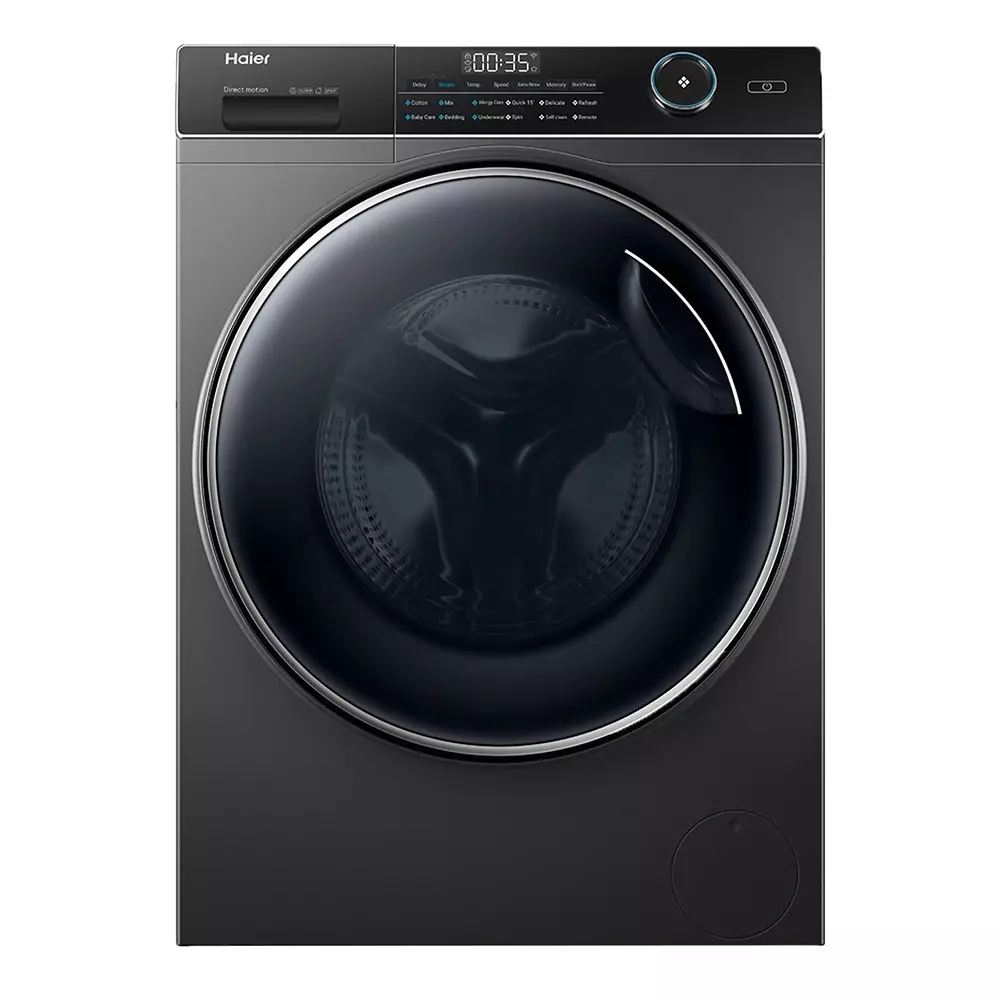 Haier 959 Series 9 Kg Front Load Fully Automatic Washing Machine Dark Jade Silver, HW90-DM14959CS8U1