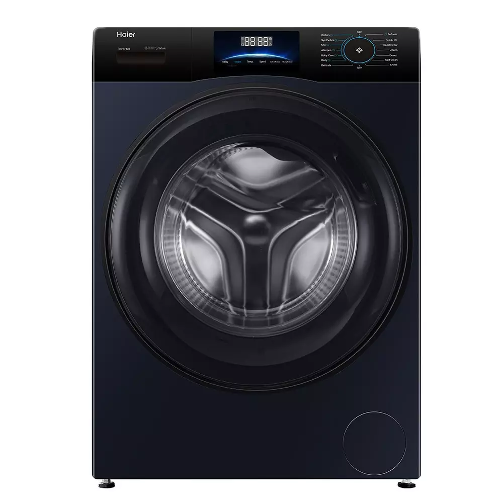 Haier 929 Series 8 Kg Front Load Fully Automatic Washing Machine Black, HW80-IM12929EBKF