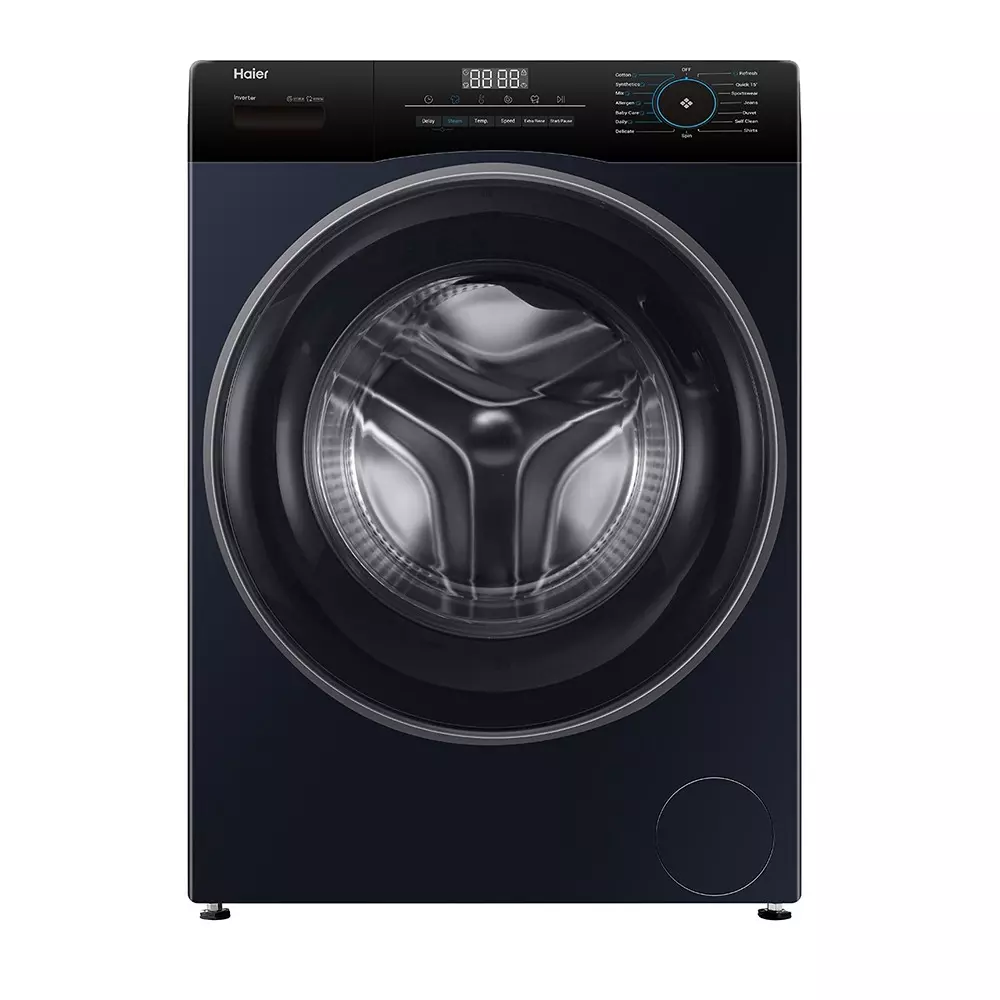 Haier 929 Series 8 Kg Front Load Fully Automatic Washing Machine Black, HW80-IM12929EBK