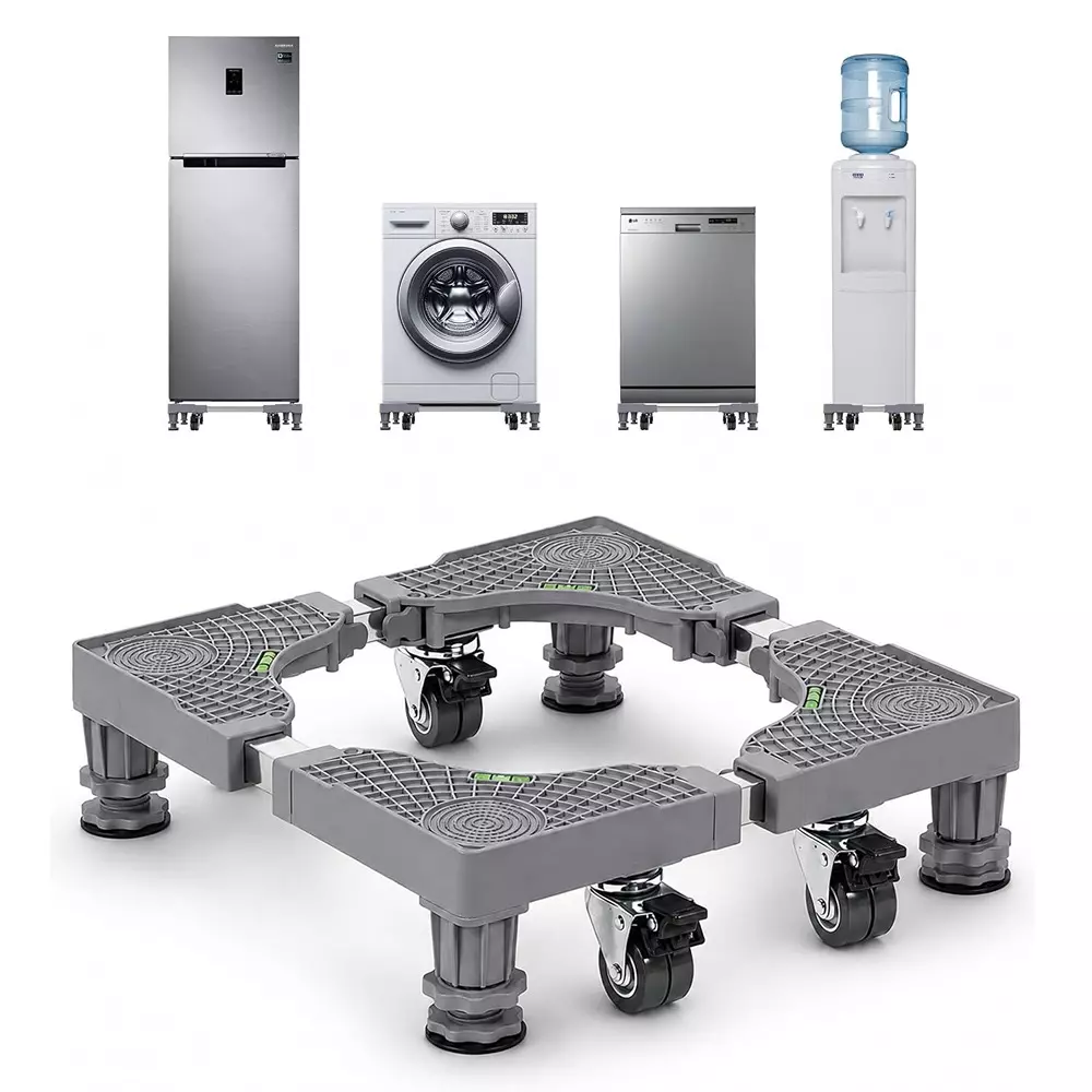 corvids-adjustable-washing-machine-stand-with-wheels-100-kg-load-capacity-anti-vibration-legs-grey-color-cwst-sq1904-gr