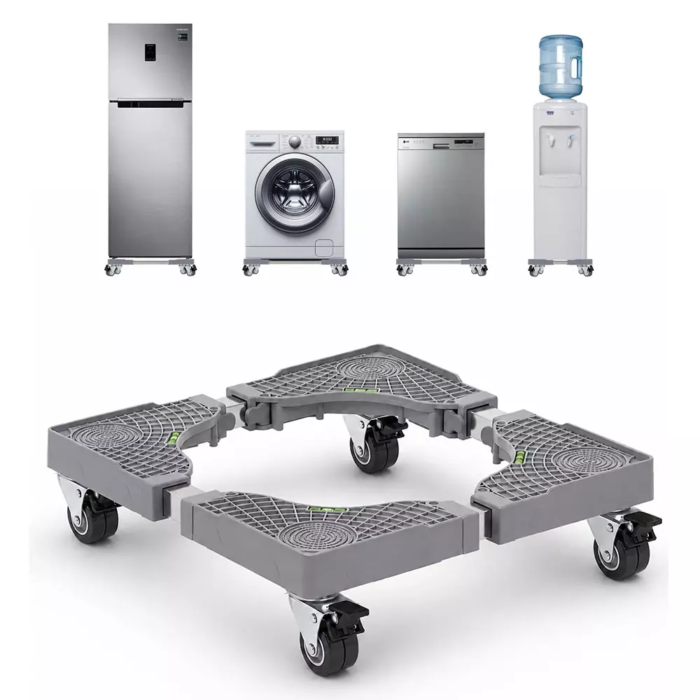 corvids-adjustable-washing-machine-stand-with-wheels-150-kg-load-capacity-grey-color-cwst-sq2500-gr