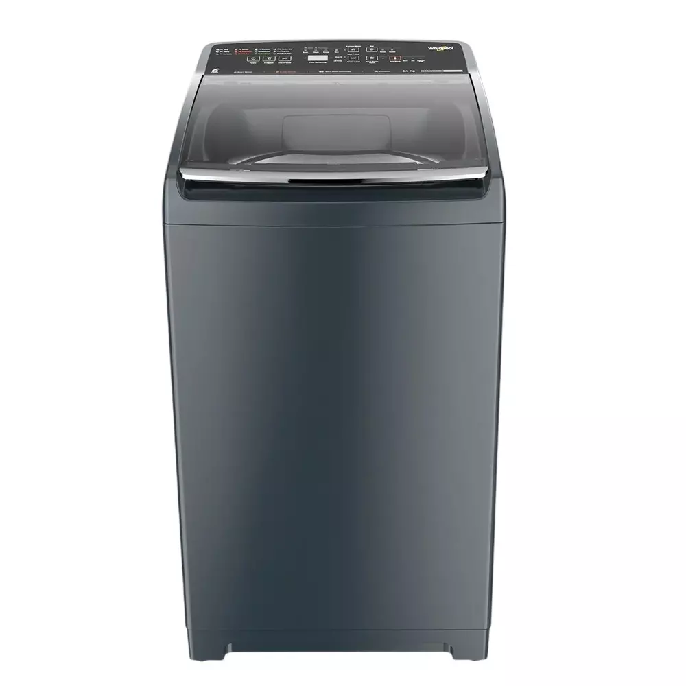 Whirlpool Fully-Automatic Washing Machine 8.5 Kg Capacity Top Load  5 Star Rating Midnight Grey Color, Stainwash Pro Plus